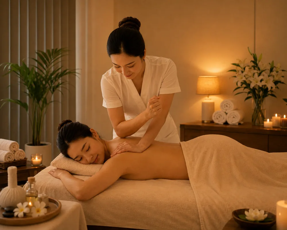 Deep tissue massage treatment