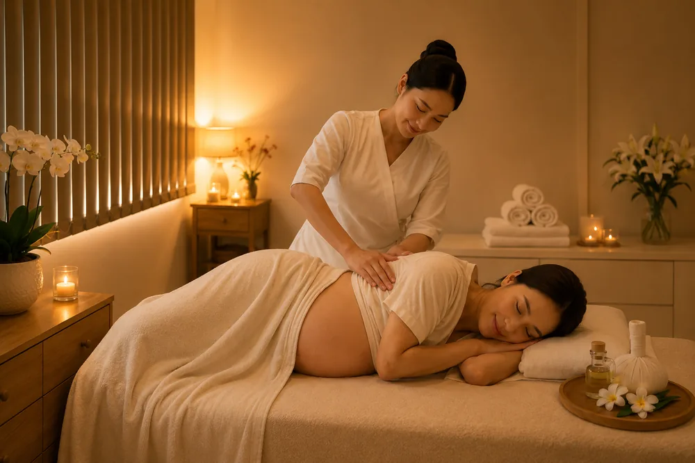 Pregnancy massage treatment