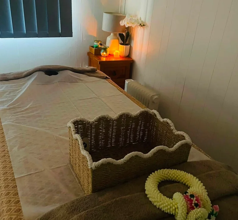 Massage treatment room